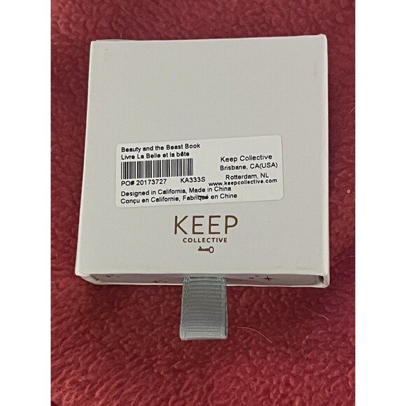 Keep Collective Disney Princess Beauty and The Beast Book Retired Charm NWB - Picture 3 of 4